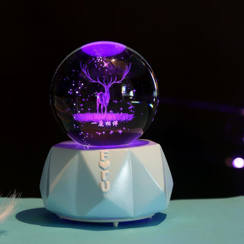 Christmas living room decoration Christmas present Room decoration Christmas Crystal ball