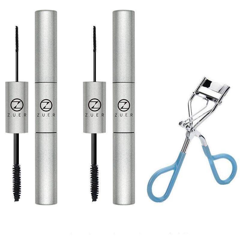 Mascara double-headed ultra-fine brush head does not smudge waterproof elongated curled and dense