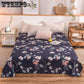 Flower Pattern Bed Sheet One-piece Four Seasons Universal Cotton Household Sheets Queen Size Bedding