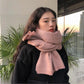Winter Imitation Cashmere Scarf Fashion Embroidery Ladies Scarf Thick Warm Long Scarf Shawl Christmas Gift