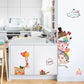 Animal cat door stickers room porch door kindergarten classroom layout decorative wall stickers