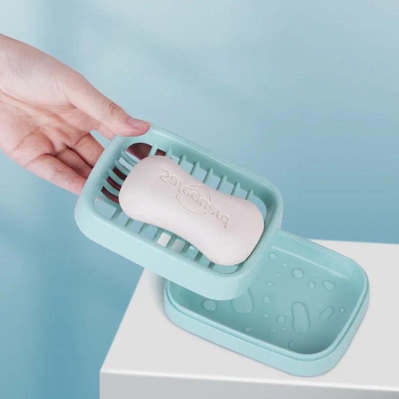 New Bathroom Dish Plate Case Home Shower Travel Hiking Holder Container Plastic Soap Box