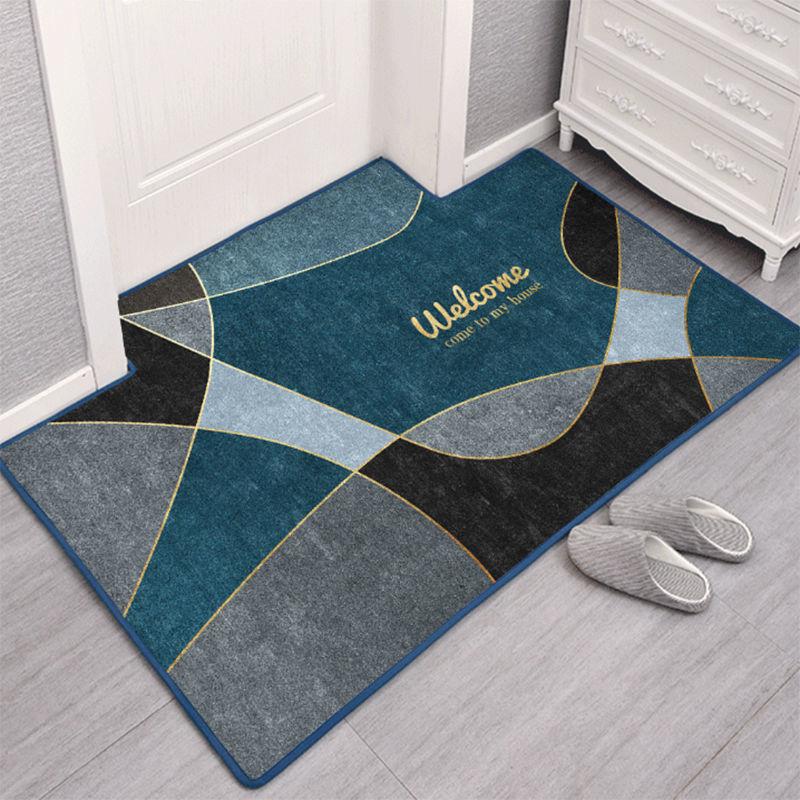 Floor Mat Door Entrance Door Entrance Door Absorbent Non-slip Carpet Door Step Mat Toilet Bathroom Household Washable