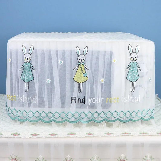 All-inclusive Microwave Oven Dust Cover Rectangular Lace Cover Thick Non-slip Universal Cover Towel