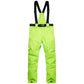 Men's and Women's Snowboard and Ski Pants Outdoor Windproof and Waterproof Detachable Overalls Winter Thick Warm Cotton Trousers
