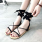 Sandals Women's Summer Beach Shoes Flat Straps Roman Shoes Casual Outdoor All-match Ladies Sandals