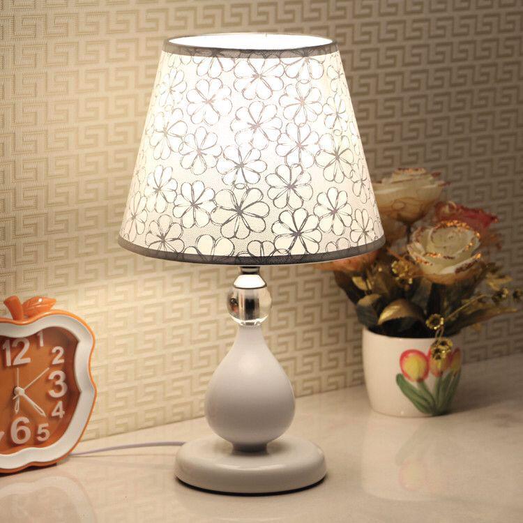 European Bedside Reading Light Led Table Lamp E27 fabric Desk Lamp interior lighting Home Decor