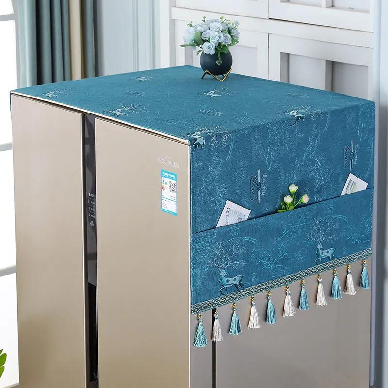 Refrigerator Hanging Bag Kitchen Dustproof Storage Range Cover Decorative Waterproof