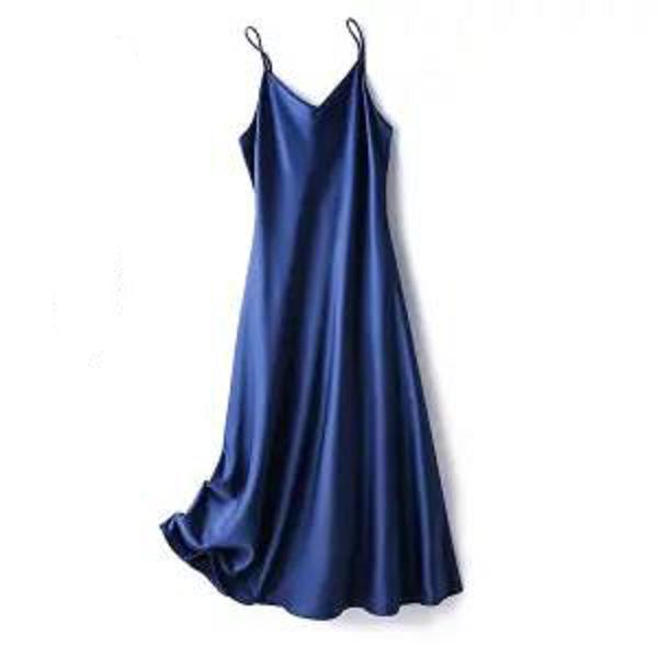 Summer Ladies Dress Suspenders Silk Dress Slim Fashion