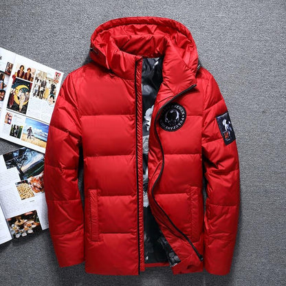 Fashion Winter Hooded Duck Down Jacket Men's Warm High-quality Down Jacket Men's Casual Winter Jacket Down Parka