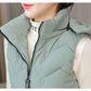 Women's Winterized Vest Autumn and Winter Mid-length Slim Fit Plus Size Thick Coat