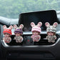 Crystal Rabbit Ears Doll Aroma Diffuser Car Creative Decoration Accessories Air Conditioning Outlet Plug-in