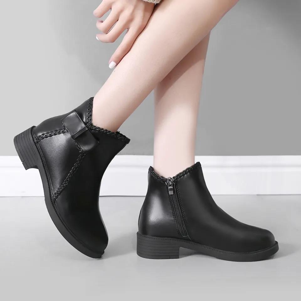 Winter All-match Warm and Comfortable Cotton Boots Martin Boots Chelsea Women's Shoes
