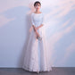 XS-3XL Bridal Wedding Dresses Women's Elegant Half Sleeve Slim Cocktail Evening Party Gowns