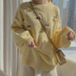 Autumn  Winter Korean Version Sweet Three-dimensional Cherry Pullover Long-sleeved Sweater Sweater Women Loose Outer Wear