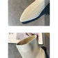 Flock Ankle Boots Women for Autumn Winter Fashion Pointed Toe Heel Woman Chelsea Boots Plus Size