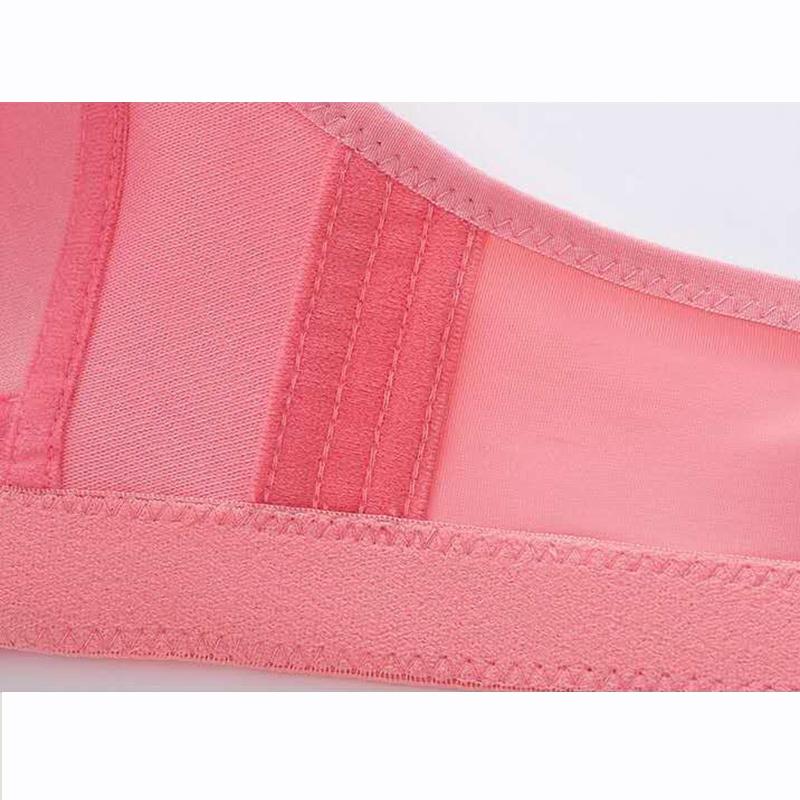 Thin Section Without Steel Ring Bra Sexy Gathering Adjustable Bra Beautiful Back Anti-sagging Nursing Underwear Sexy and Cute