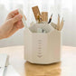 Creative Rotating Base Pen Holder Personalized Simple Pen Holder Large Capacity Stationery Office Supplies Storage Box