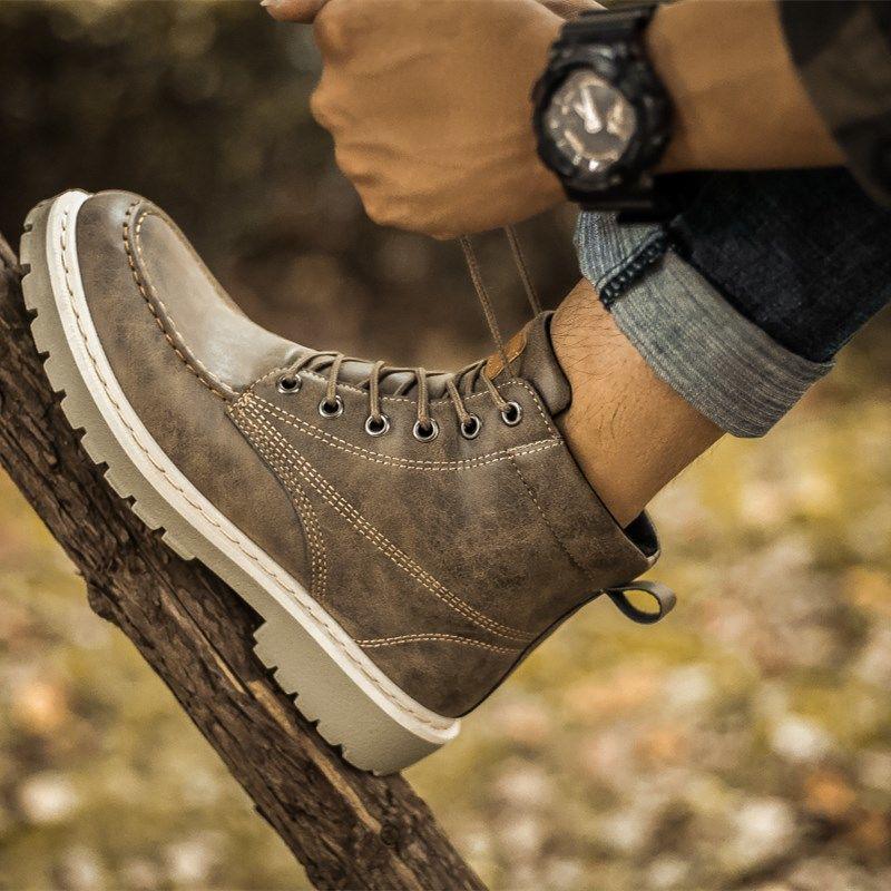 Breathable Martin Boots Men's Boots High-top Men's Shoes Work Boots Desert Boots Combat Boots