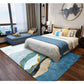 Household Carpet Fashion Modern Abstract Landscape Living Room Carpet Bedroom Kitchen Bedside Carpet Non-slip Mat Floor Mat