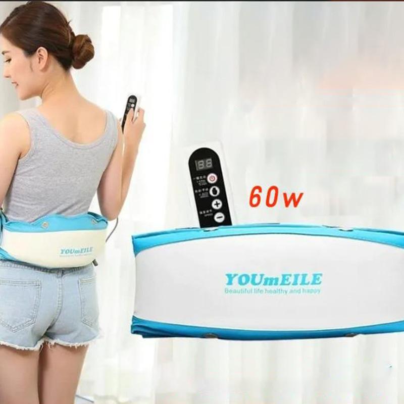 Slimming Weight Loss Vibration Massage Belt Fat Burning Stovepipe Slimming Abdomen Independent Heating Slimming Machine Stomach Artifact