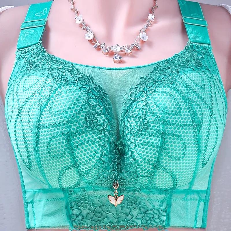 Sexy Push Up Bra Bras C D E Bralette Women Lingerie Wireless Underwear Lace Brassiere Large 36-48 Ladies