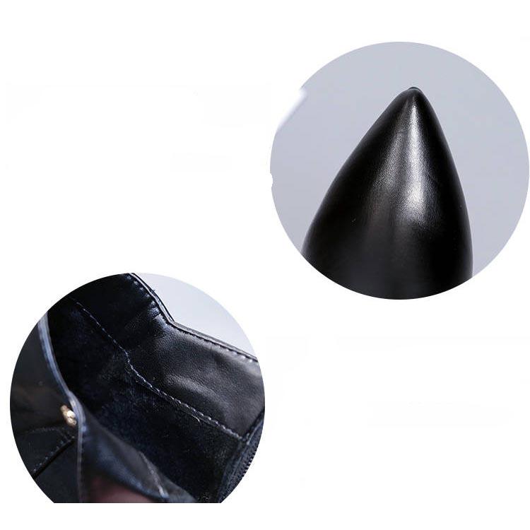 Women's Ankle Boots Ankle Boots High Heels PU Leather Chelsea Boots Short Boots High Heel Boots
