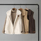 Lamb Plush Vest Women's Outer Wear Vest All-match Fur One-piece Waistcoat Vest Jacket Stand-up Collar Sleeveless Zipper Jacket