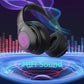 Angry Bear LED Lights Earphone Portable Folding Wireless Bluetooth Headphones with MIC Mp3 Player