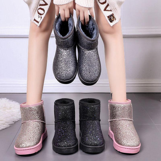 Woman Shoes Winter Cold Protection Non-slip Shoes Keep Warm Cotton Shoes Outdoor Casual Shoes