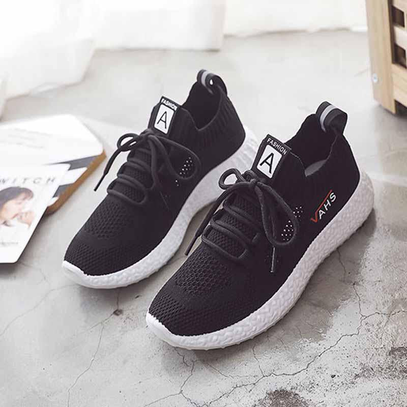 Plus Size 35-40 Summer Women White Mesh Sneakers Students Running Basketball Shoes Breathable Shockproof Non-slip Skate Shoes