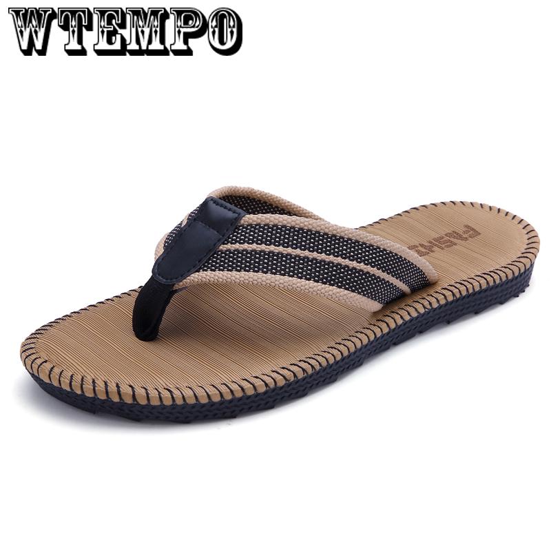 Non-slip soft bottom flip flops male beach sandals seaside summer slippers fashion men flip flops