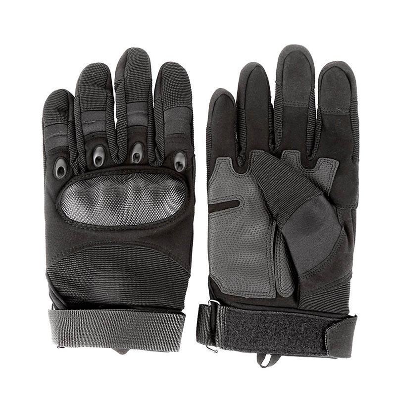 Outdoor Tactical Gloves Sport Anti-Skid Rubber Hard Knuckle Full Finger Gloves