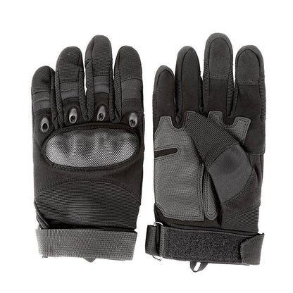 Outdoor Tactical Gloves Sport Anti-Skid Rubber Hard Knuckle Full Finger Gloves
