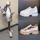 Daddy Shoes Female Korean Version of The Wild Sports Platform White Shoes Non-slip Wear-resistant Sports Shoes