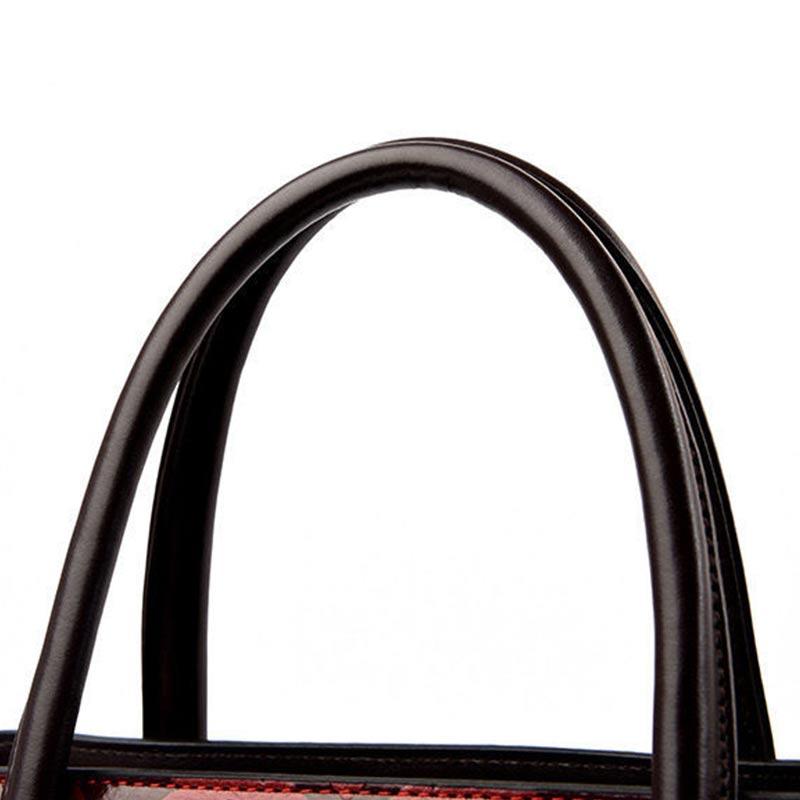 Elegant Ladies Bag Shoulder Messenger Bag Fashion Large Capacity Handheld Leather Texture Shopping Bag