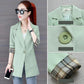 Women's Suit Jacket Spring and Autumn Single Buckle All-match Slim Slimming Jacket Suit Women's Casual Jacket Professional Wear