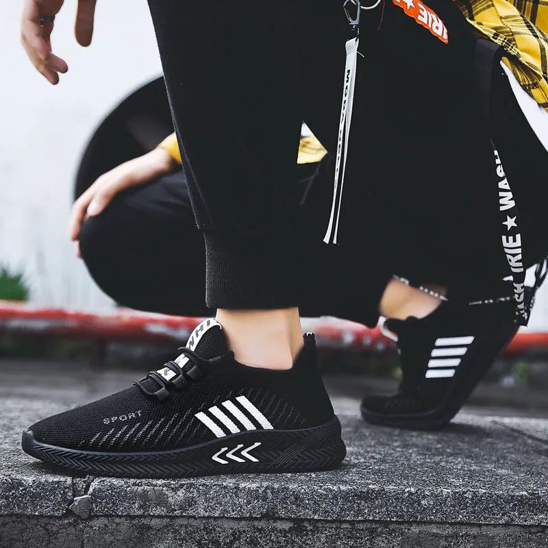 Men's Spring and Autumn Cloth Shoes Breathable Sports Running Shoes Non-slip Casual Shoes