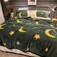 Double-sided Coral Fleece Thick Four Seasons Blanket Flannel Cover Blanket Crystal Fleece Bed Sheet Small Nap Blanket