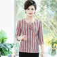 XL-XXXXXL Women's Spring Summer Large Size Chiffon Thin Shirt Loose Tops Slim All-match Casual Printing Bottoming Shirt