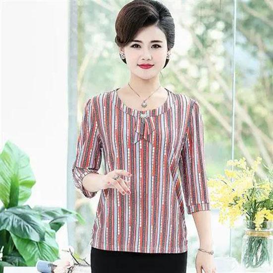XL-XXXXXL Women's Spring Summer Large Size Chiffon Thin Shirt Loose Tops Slim All-match Casual Printing Bottoming Shirt