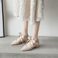 Sandals Female Summer Collocation All-match Baotou Thick with Mid-heel Student Pointed High Heels