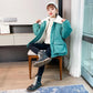 Girls' Cotton-padded Jacket Winter Style To Overcome Girls' Loose Warmth and Windproof Thick Padded Jacket