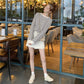 Women Stripe Print Long Sleeve Round Neck T-Shirt Top Summer Fall Lady Casual Pullovers