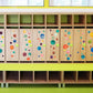 Color Circle Three Generations Removable Bedroom Living Room Combination Wall Stickers