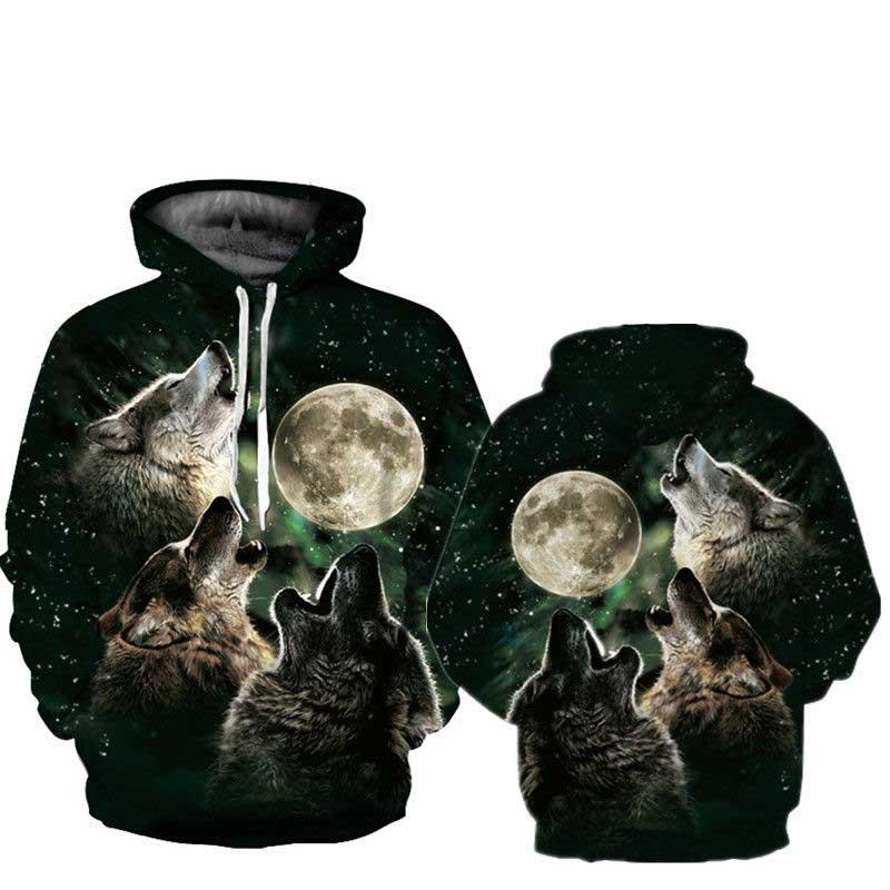 Hoodie Cartoon Anime Coat Personality 3D Printed Sweater Spring and Autumn Men and Women