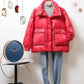 Short Down Jacket Women's Winter Clothes Loose Bright Student Bread Coat Women