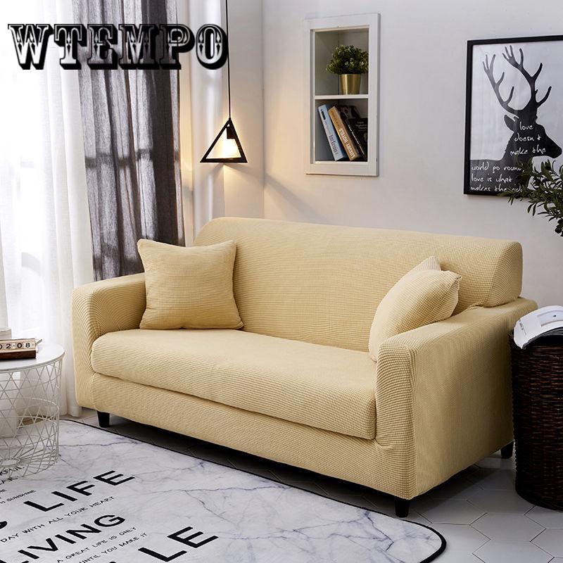 1/2/3/4Seater Stretch Fit Elastic Fabric Sofa Cover Couch Covers Spandex Sofa Protector Home Dector