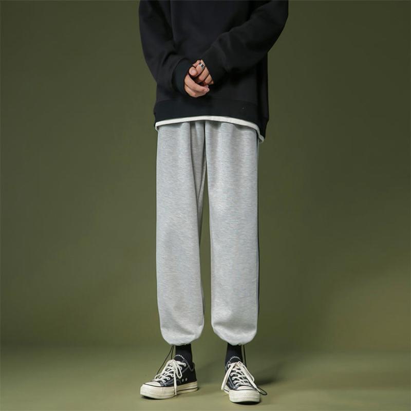 Summer Three-bar Casual Sports Pants Female Students Korean Version of Loose and Thin High Waist Drape Straight Wide-leg Pants Ins