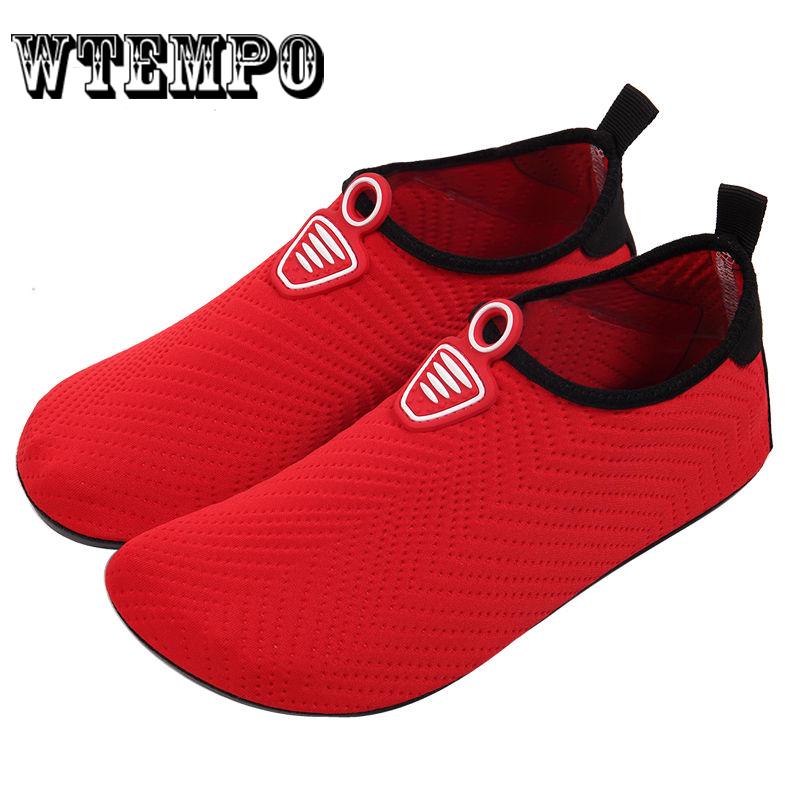 Pair of Shoes Women Men Water Aqua Socks Yoga Beach Slippers Sandals Swim Slip on Surf Diving Shoes
